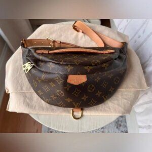Louis Vuitton Bumbag Brown Monogram Canvas Messenger Bag